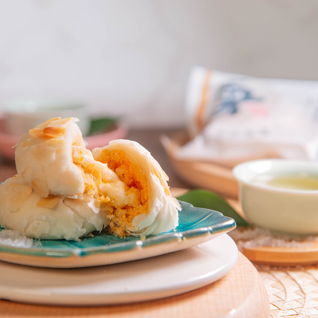 麻薯奶黃千層燒 3件 - 菓子の本家